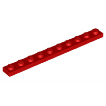 Plaat 1x10 Red